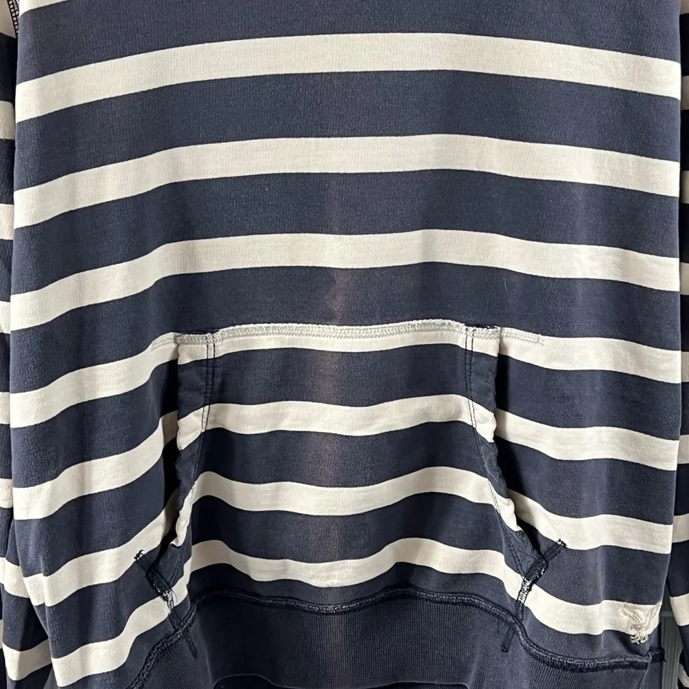 AEO Striped Hoodie Vintage Fit - Picture 4 of 7